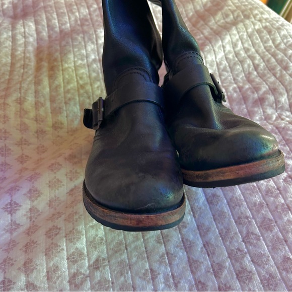 Frye Veronica tall black boots 9.5 pull on - Picture 10 of 11
